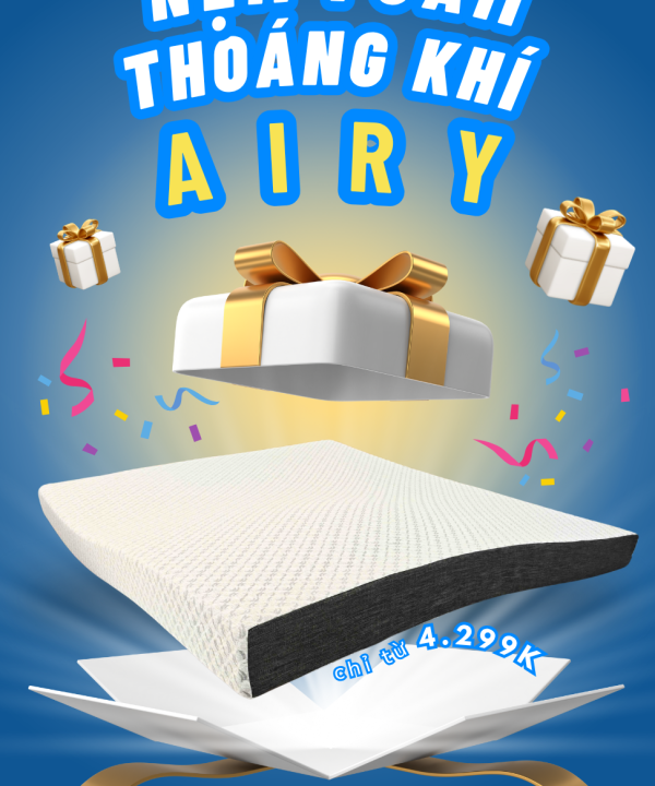 Đệm Foam Thoáng Khí Sophia Airy